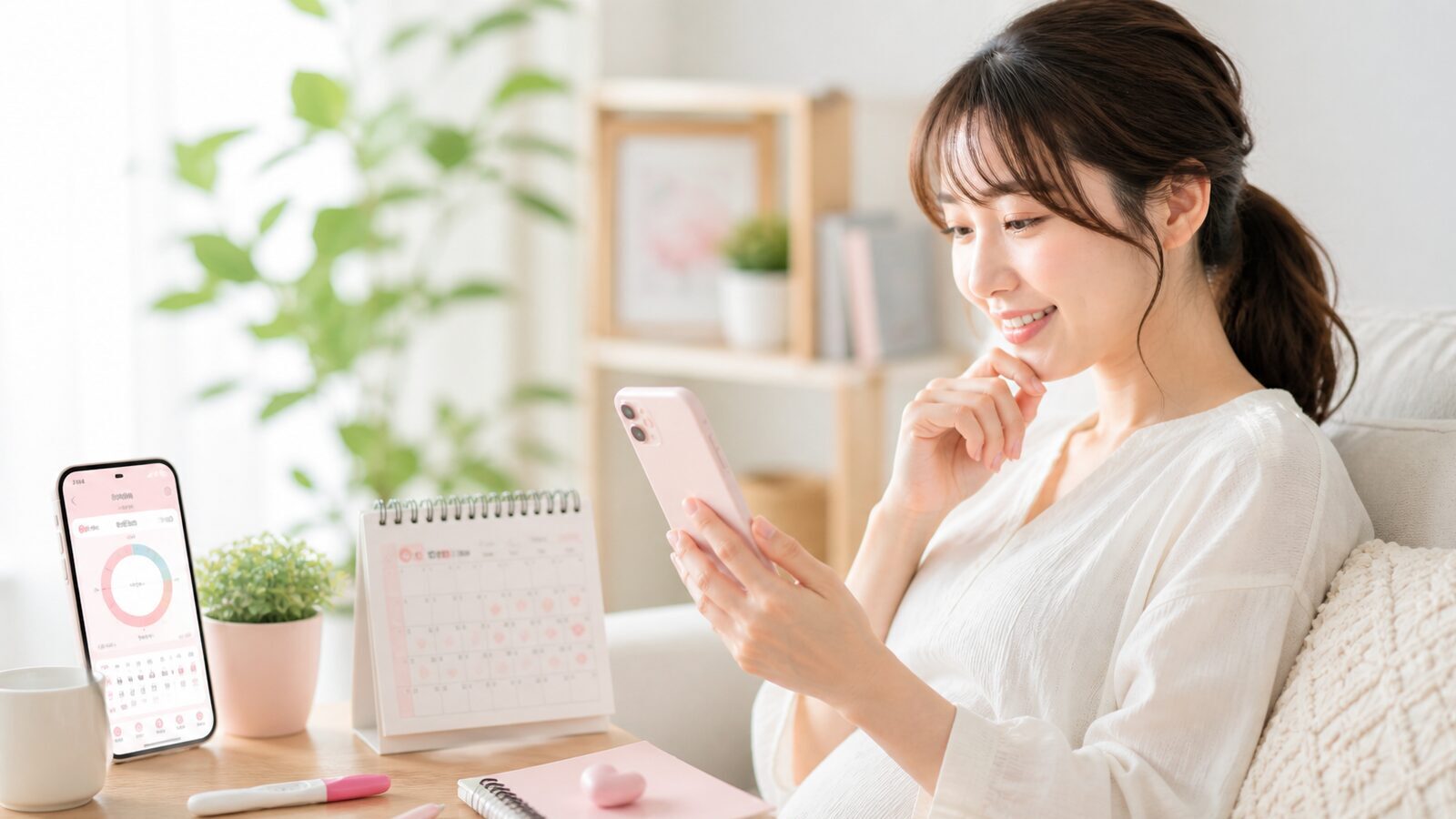 【生駒市限定】ルナルナが無料に！2年間使える女性向け健康管理アプリの支援内容まとめ